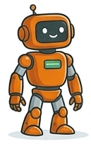 Binday robot mascot